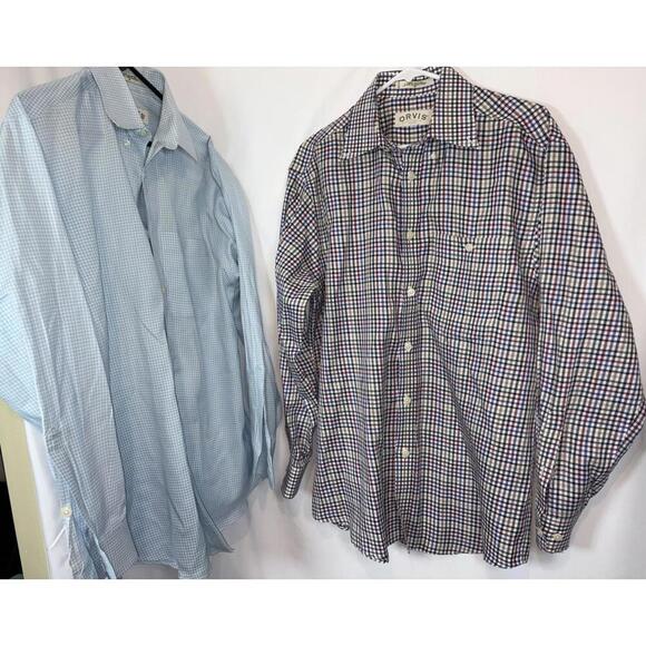Orvis Other - Orvis 2 Shirts M plaid  Long Sleeve Button Down Cotton